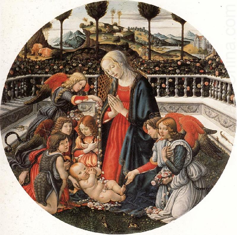 Francesco Botticini The Adoration of the Child china oil painting image